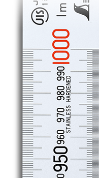 イモノ尺 シルバー １ｍ １０伸 ㎝表示 - シンワ測定株式会社
