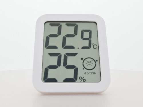 デジタル温湿度計 環境チェッカー ホワイト-シンワオンラインショップ