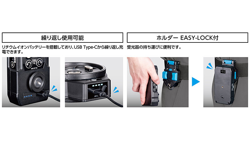 レーザーロボ  ＬＥＸＩＡ５１ＡＲグリーン自動追尾回転台受光器セット