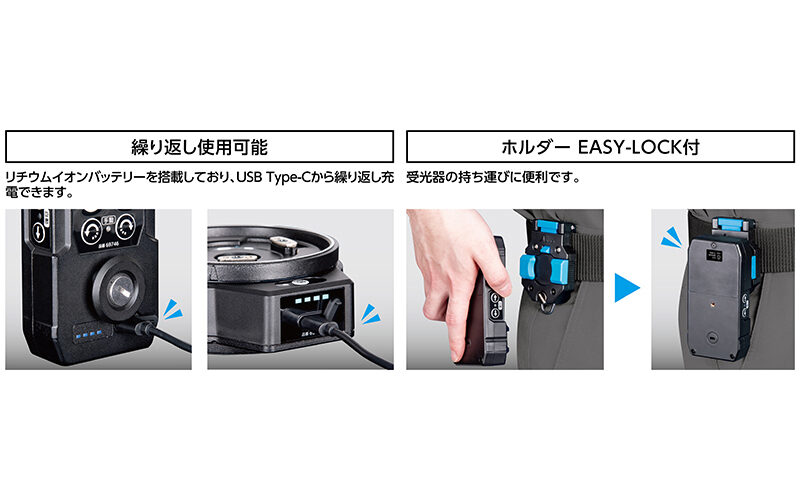 レーザーロボＬＥＸＩＡーＥ５１ＡＲグリーン自動追尾回転台受光器セット