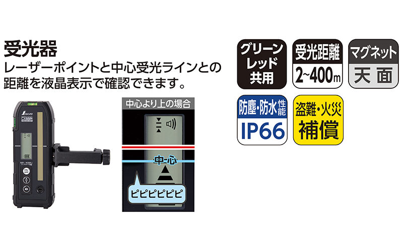 スピニングレーザー  ＨＧ  Ｈ－３レッド  受光器付